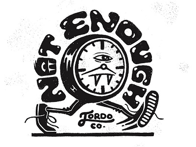 Fleeting clock fast handlettering illustration inktober inky jordoco lettering retrosupplyco running script short texture time