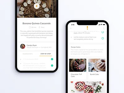 Recipe App - iOS Mobile - Spice Up Your Cooking app austin designer austin texas designer california designer clean design design fitness food app health app ios design lifestyle los angeles designer millennials mobile app design mobile design new york designer san francisco designer san jose designer ui ux