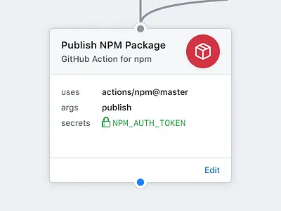 GitHub Actions visual editor actions drag drop github svg