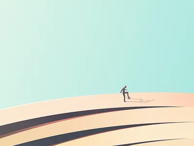 Today animation branding clean color concept cool daylight design flat geometric gradient illustration light minimal scale shadow simple sketch texture vector