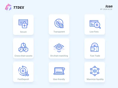 ByteTrade-ttdex icon ai design icon illustration logo ps ui web