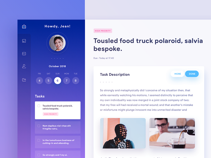 CRM Dashboard Exploration by Ghani Pradita for Paperpillar on Dribbble