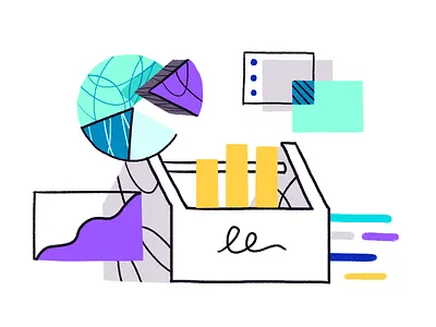 Tool Kit 3d code design flat graph illustration layer product research statistics stats toolkit ui