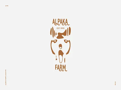 Alpaka Farm Logotype (No. 03) alpaka design designer farm graphic logo logotype logotype design