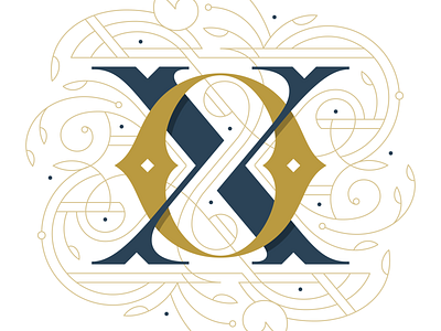 Oxford Print Fair Monogram character custom lettering hand lettering letter letterform lettering lettering art lettering design monogram monogram design monogram logo type type design typogaphy typophile vector
