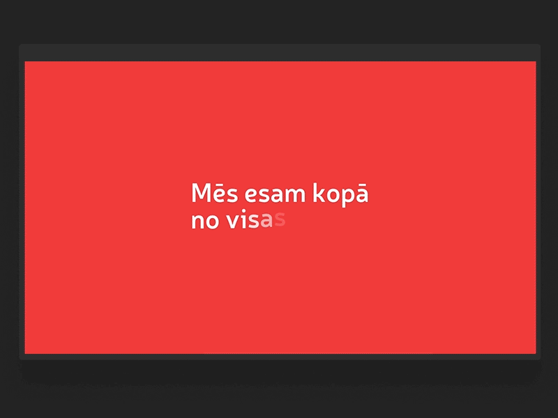 Landing Page for Latvian Festival of Song and Dance design landing page layout minimal motion sketch app ui uiuxdesign ux web website