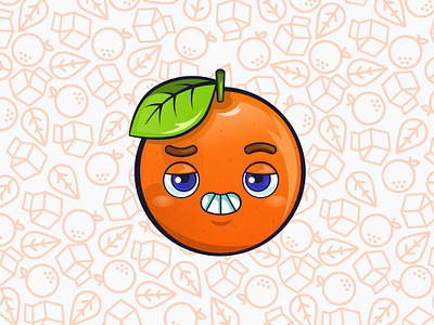 Mr. Orange - Juice Milk fruit illustration juice milk orange vectorial