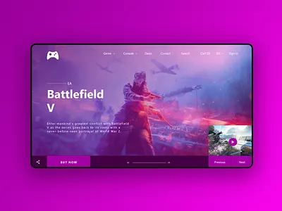 Daily UI - Day 3 Landing Page daily ui daily ui 003 game game store gamer landing page ui design