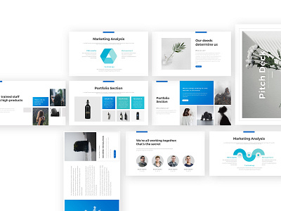 Pitch Deck PowerPoint bright business chart clean corporate creative deck elegant infographic marketing minimal modern pitch pitch deck portfolio powerpoint simple template