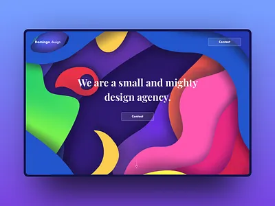 Day 11 - Concept UI using the depth illustration agency app design domingo gradient illustration ui web