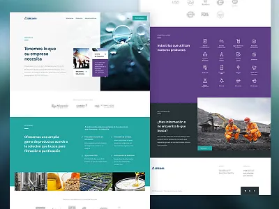Corporate Landing Page UI UX Design inspiration landing page responsive ui ux webdeisgn