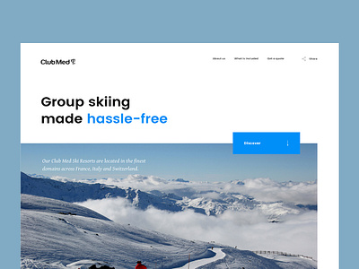 ClubMed group skiing alps clubmed ski resort skiing tourism winter sports