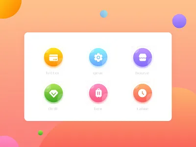 a set of very cool icons beautiful hand painted icon illustration interface typography ux 接口 设计