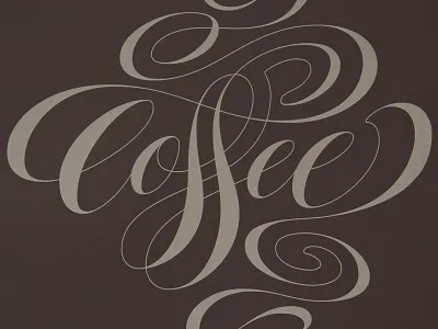 Coffee Lettering screen print apple pencil coffee custom lettering for sale hand lettering ipad pro lettering lettering art lettering design logo logotype logotype design logotypes procreate procreate app type type design typogaphy typophile vector