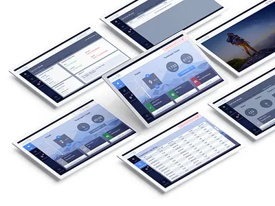 Medical Tablet App Screens dashboard data interface medical app medical design skincare tablet touch ui user interface web app