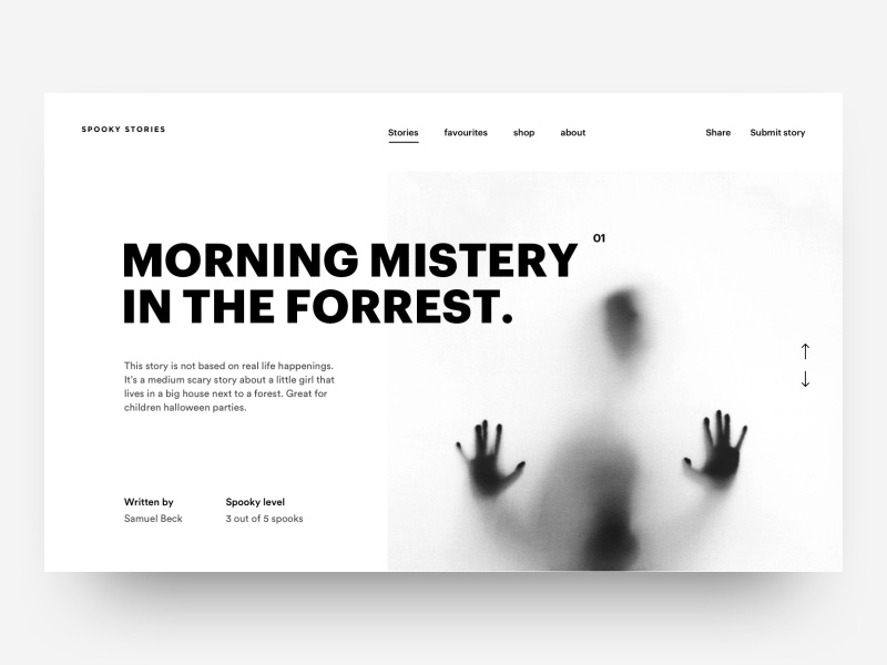 3spooky5me after effects animation ghost halloween mocktober spooky ui ux warp wave webdesign