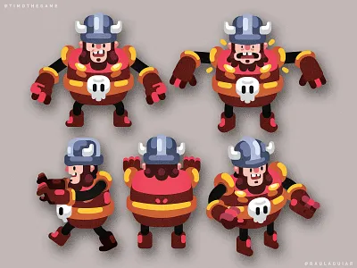 Warrior adobe illustrator game art illustration timo ui