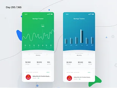 Savings Tracking App Concept | Day 293/365 - Project365 analytics daily ui dashboard dashboard saturday design challenge finance financial finance savings app minimal mobile app project365 proxima nova savings sketch