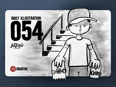 Daily Illustration 54 - Inktober No.20 Breakable. artdaily artwork breakable brushpen creative dailychallenge digitalpainting habit handdrawn happy illustration illustrator ink inktober inktober2018 process