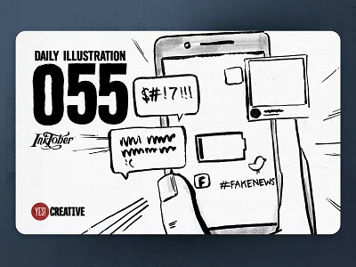 Daily Illustration 55 - Inktober No.21 Drain. artdaily artwork brushpen creative dailychallenge digitalpainting drain habit handdrawn happy illustration illustrator ink inktober inktober2018 process