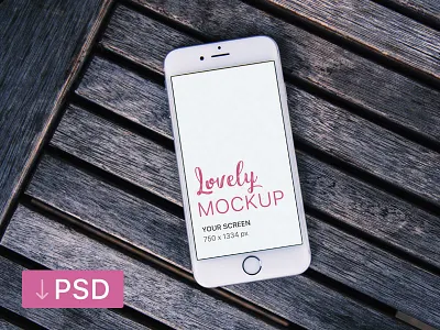 White iPhone Mockup On An Old Bench apple high resolution mock up mockup photorealistic template