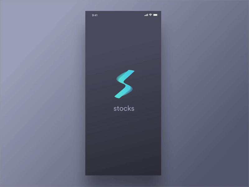 Stocks analytics app banking clean dark ui data data analytics finance finance app graphs ios kpi logo rob davis stocks ui ux