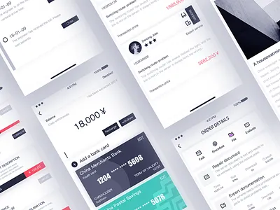 Shot #5429704 app color design iphone ui ux
