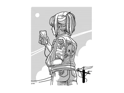 Inktober Day 20 - Breakable art cintiq digital halftone illustration inktober inktober2018