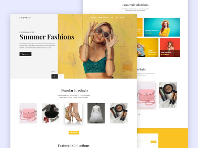 Home Page - E-commerce Website account management agency business finance android ios app bank credit debit card payment bitcoin money dashboad ui ux blockchain services contact clean b2b sass contact form support e commerce app fashion branding new trend clean website template mobile app ios android web landing page