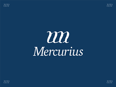 A brand named Hermes! I mean Mercurius! branding design icon illustrator logo photoshop typography vector