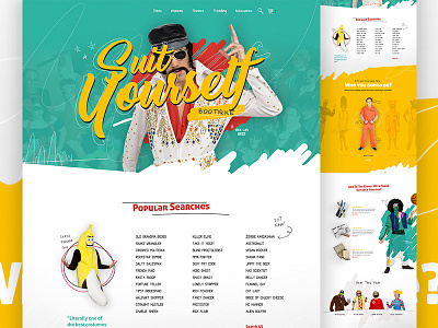 Suit Yourself costumes e commerce ecommerce halloween mocktober web