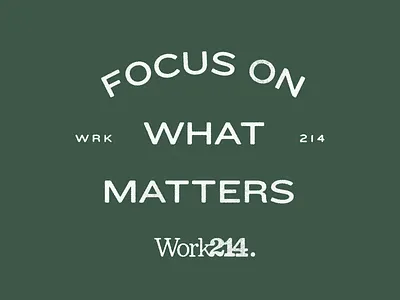 Work214 Shirt Design 214 branding coworking layout logo print startup texture tshirt design typography work