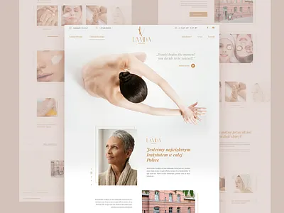 Beauty Institute beauty femine light soft spa ui wellness white