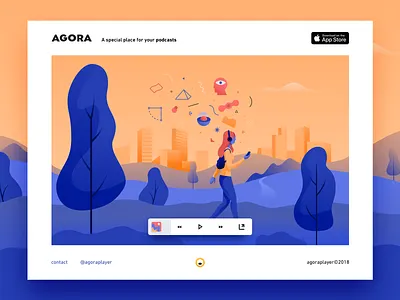 Agora Web agora app player podcast web