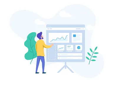 Onboarding Illustration clean concept design download flat illustration kit minimal ui vector web