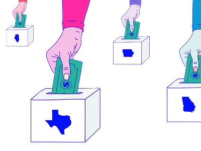 Donate donations elections hands politics vote voter registration