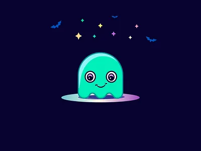 Halloween Ghost fluo ghost halloween icons illustration scary