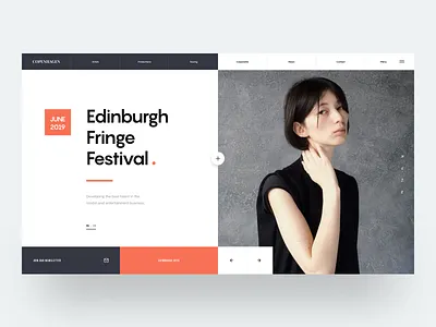 Layout Exploration :: Monday business clean clean app design clean website creative fashion hero header landing page minimal minimal app models sliders slides tranmautritam typography ui design vietnam vietnamese web design web designer