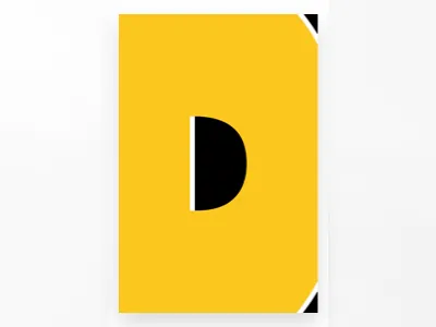 D - DockYard Alphabet Project alphabets dockyard dribbble illustration letter poster poster art poster challenge poster collection