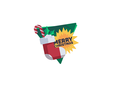 Christmas Titles abstract animation design flat holiday icon illustration logo merry christmas motion graphics opener shape