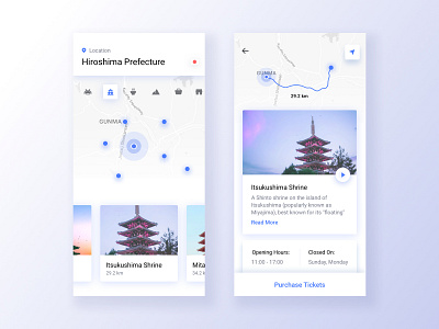 Location Interface app clean design gallery illustration leftaligned minimal ui ux