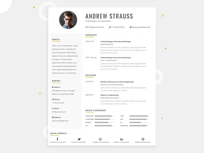 Free Resume Template PSD cv cv design cv resume cv template free cv free cv template free resume freepsd psd resume