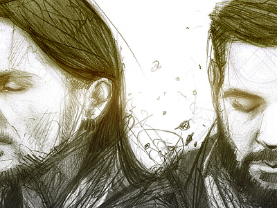 Seasons project artwork black and white characters design cover design design faces illustration motion music art music artwork pencil person rough seasons sketch