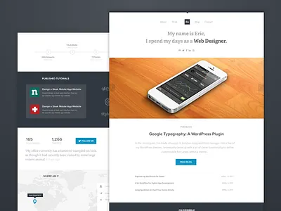 Personal Branding Site animation branding clean motion personal branding portfolio typography ui web
