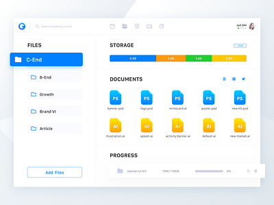 Powerful Management Dashboard2 animation dashboard data design graphic icon illustration landing page logo typography web website