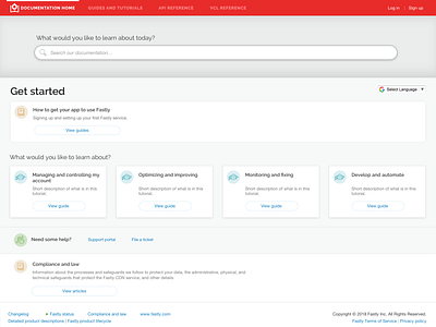 Docs homepage, re-imagined docs documentation