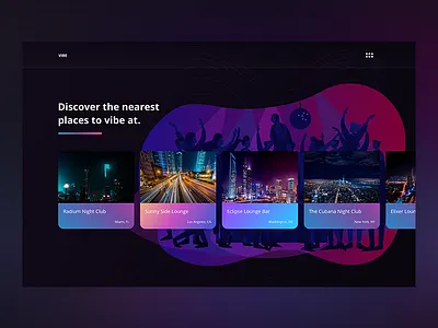 VIBE | Logo & Web UI Design animation art branding design icon illustration logo ui vector web