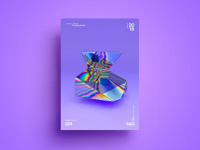 –Throwing Shapes | 204 art c4d cinema4d octane poster posterdesign