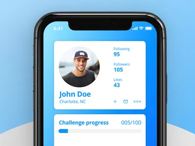 Daily UI #006 - User Profile app concept daily ui daily ui 006 dailyuichallenge digital design graphic design profile ui ux ui ux design uidesign user user profile