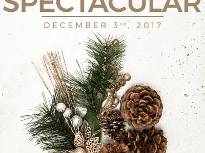 Christmas Spectacular - 2017 branding design icon illustration illustrator lettering logo minimal typography